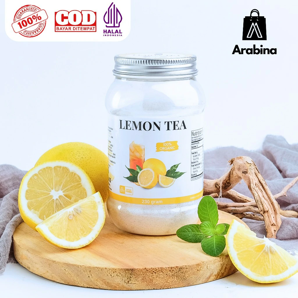 Arabina Teh Lemon Premium 100% Tanpa Gula Halal Lemon Tea - Image 9