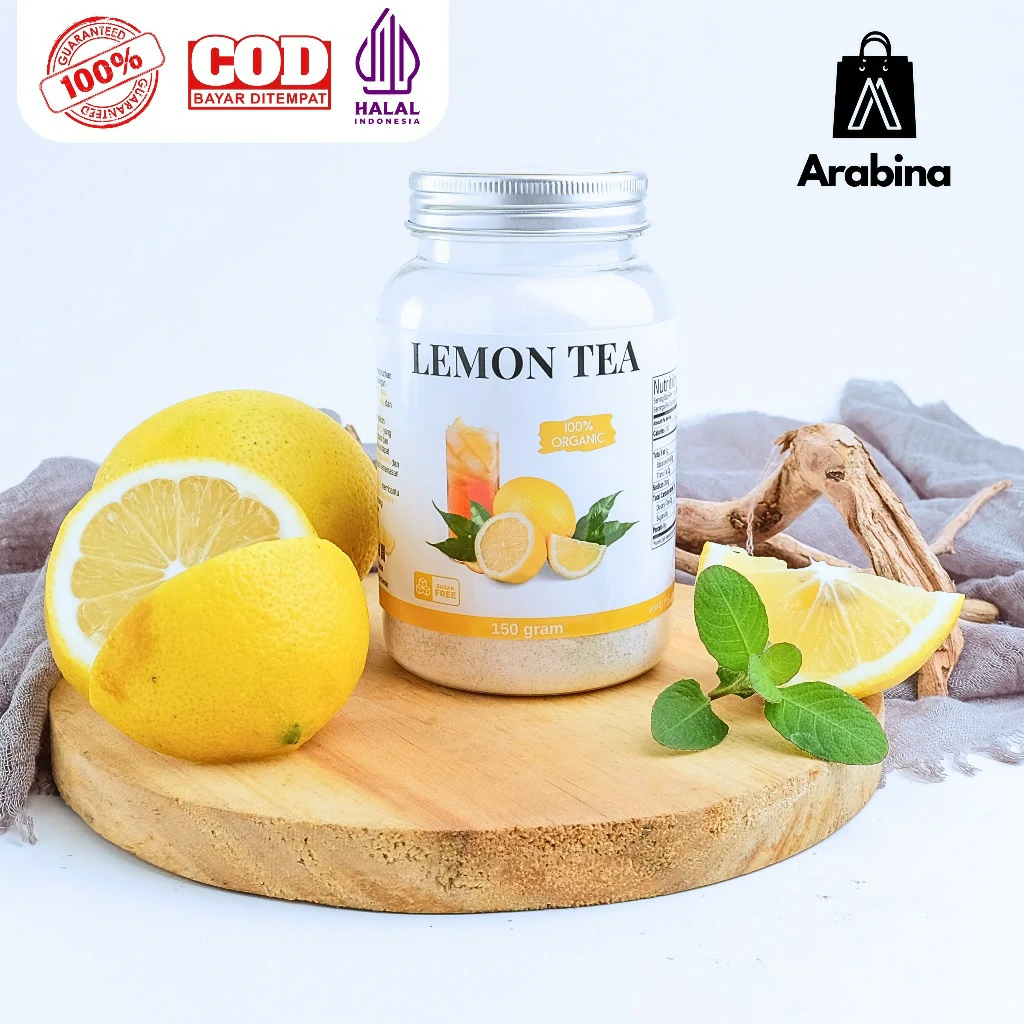 Arabina Teh Lemon Premium 100% Tanpa Gula Halal Lemon Tea - Image 7