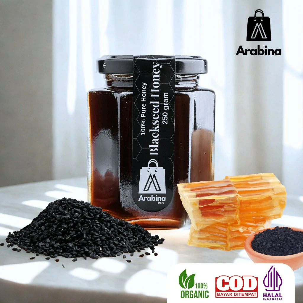 Arabina Madu Habbatussauda 100% Asli Baik Untuk Promil - Image 8