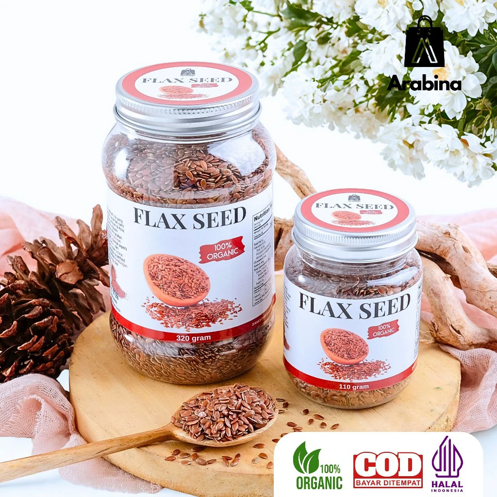 Arabina Flax Seed 100% Organik Biji Rami Original - Image 2