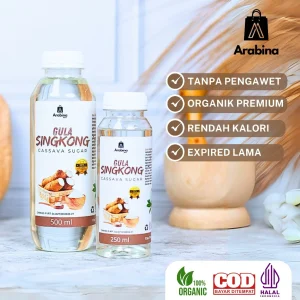 Arabina Gula Singkong Original Murni Rendah Kalori