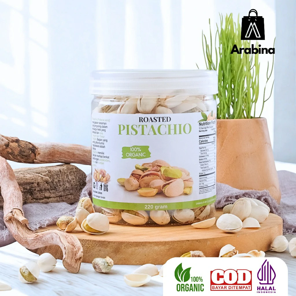 Arabina Kacang Arab Pistachio 100% Original Premium Fustuk Renyah - Image 7