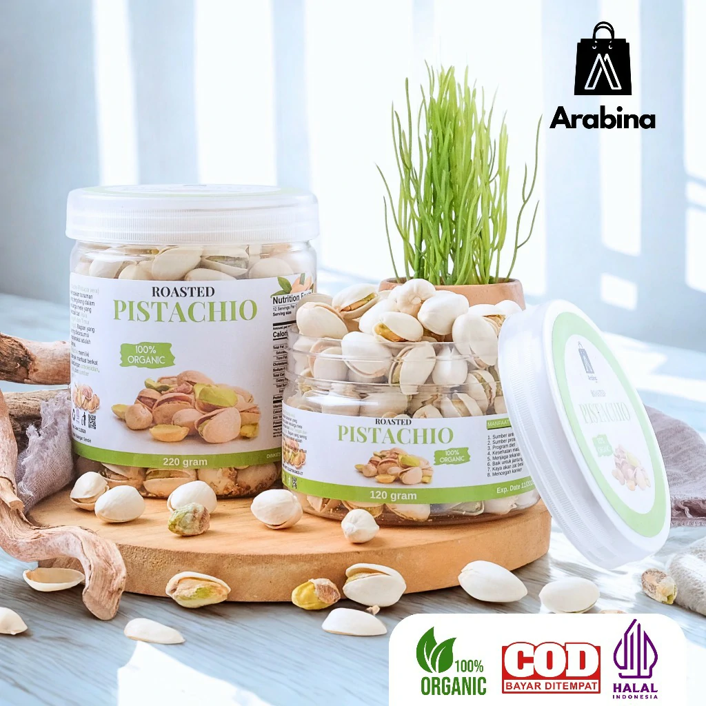 Arabina Kacang Arab Pistachio 100% Original Premium Fustuk Renyah - Image 4