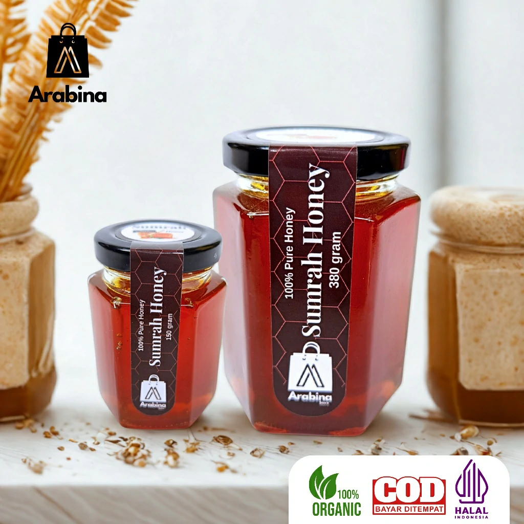 Arabina Madu Sumroh Yaman Sumrah 100% Original Murni Grade A Bersertifikat Labolatorium - Image 3