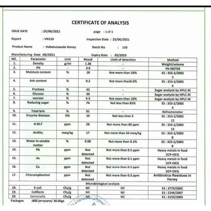 Arabina Madu Habbatussauda 100% Asli Baik Untuk Promil - Image 9