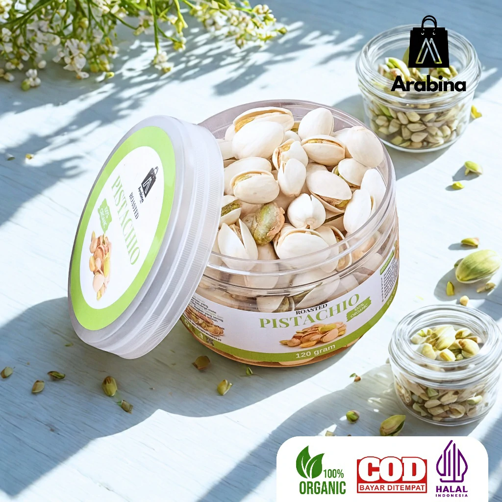 Arabina Kacang Arab Pistachio 100% Original Premium Fustuk Renyah - Image 9