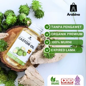 Arabina Minyak Jarak Cold Pressed 100% Original Castor Oil