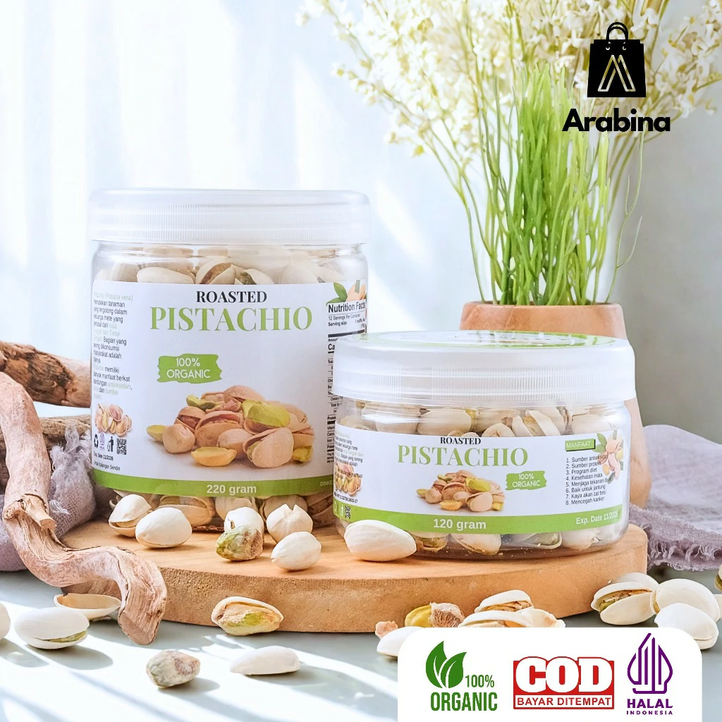Arabina Kacang Arab Pistachio 100% Original Premium Fustuk Renyah - Image 5