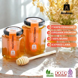 Arabina Madu Mara'i 100% Asli Yaman Marai Madu Arab Kental Kaya Manfaat
