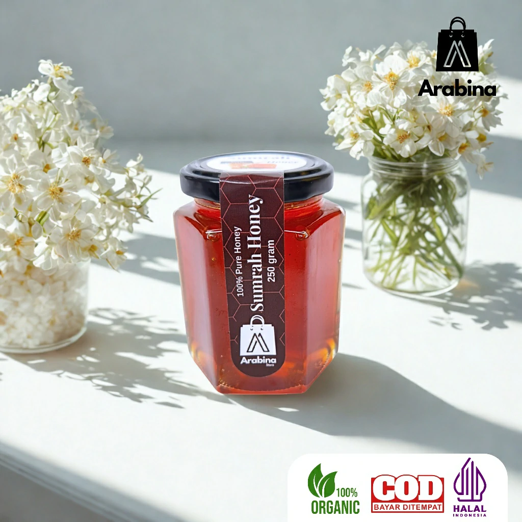 Arabina Madu Sumroh Yaman Sumrah 100% Original Murni Grade A Bersertifikat Labolatorium - Image 7
