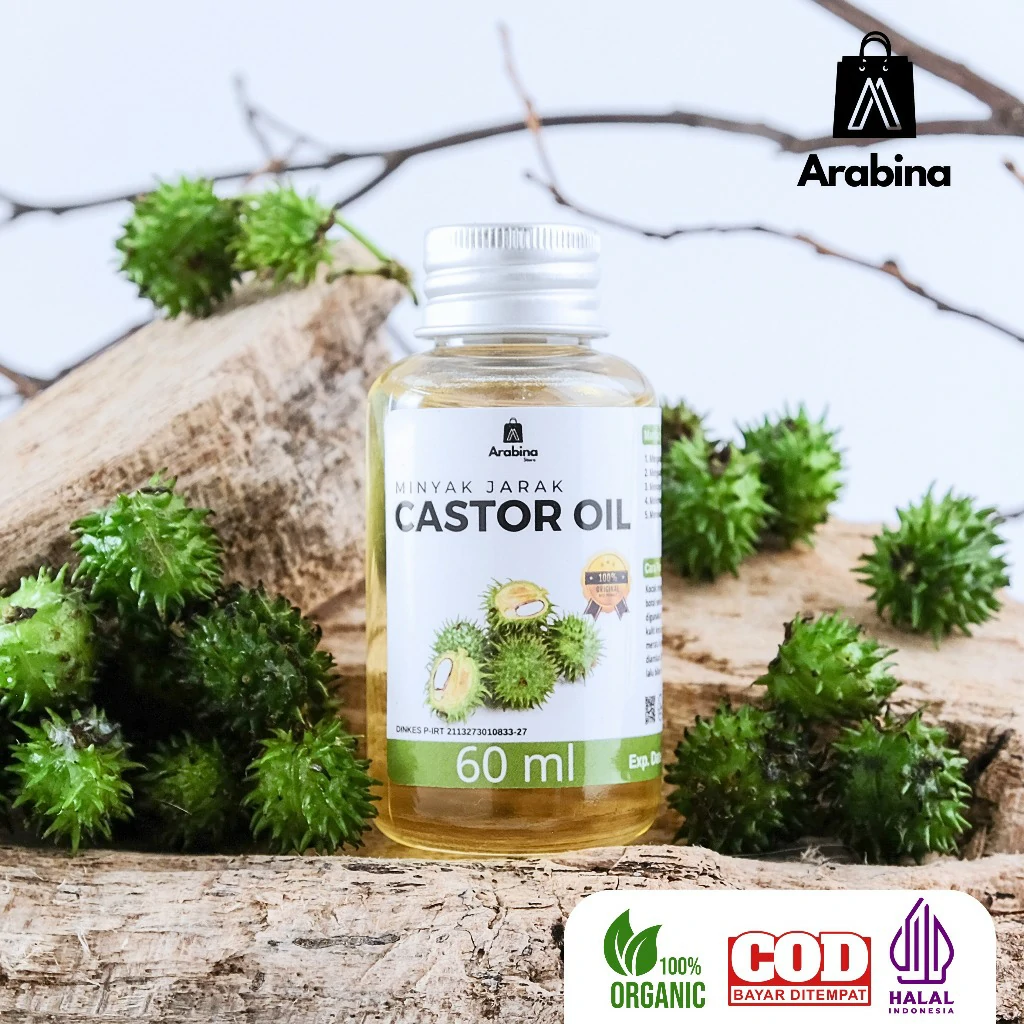 Arabina Minyak Jarak Cold Pressed 100% Original Asli Castor Oil Organic - Image 9