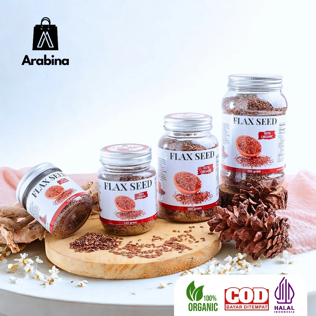 Arabina Flax Seed 100% Organik Biji Rami Original - Image 3