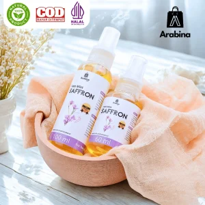 Arabina Facemist Saffron 100% Original Safron Organik Premium Toner Wajah