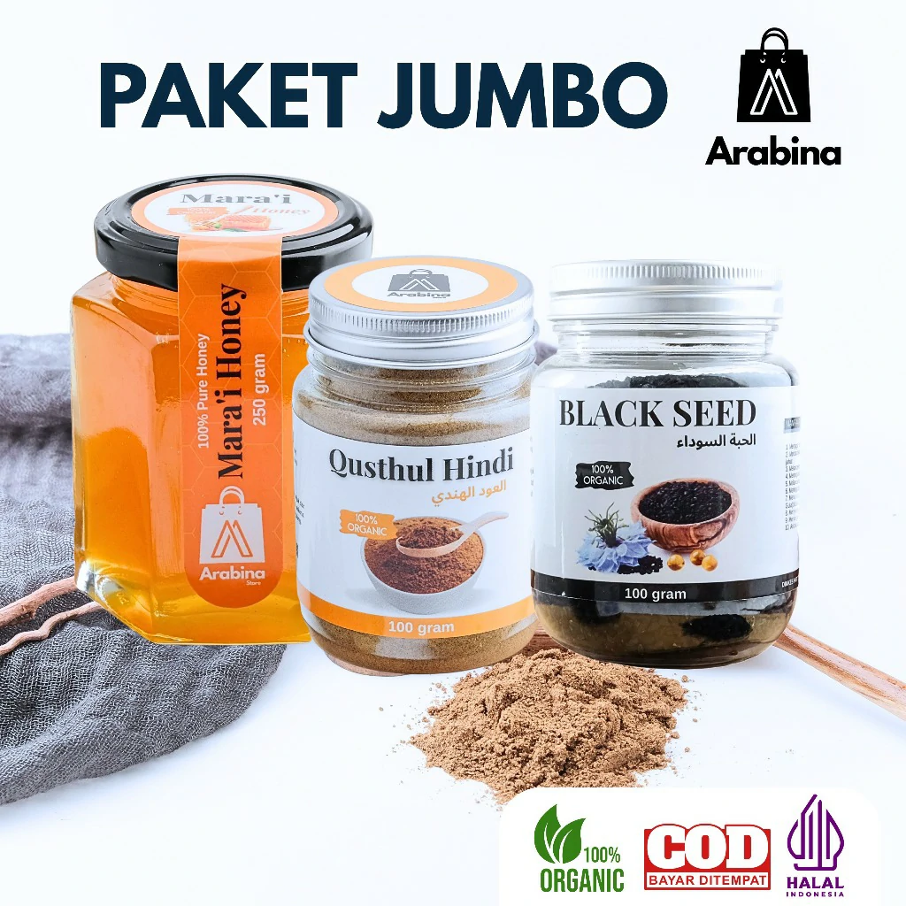 Paket Hemat Qust Al Hindi Serbuk 100% Original Premium Ekstrak Quds Qustul - Image 5