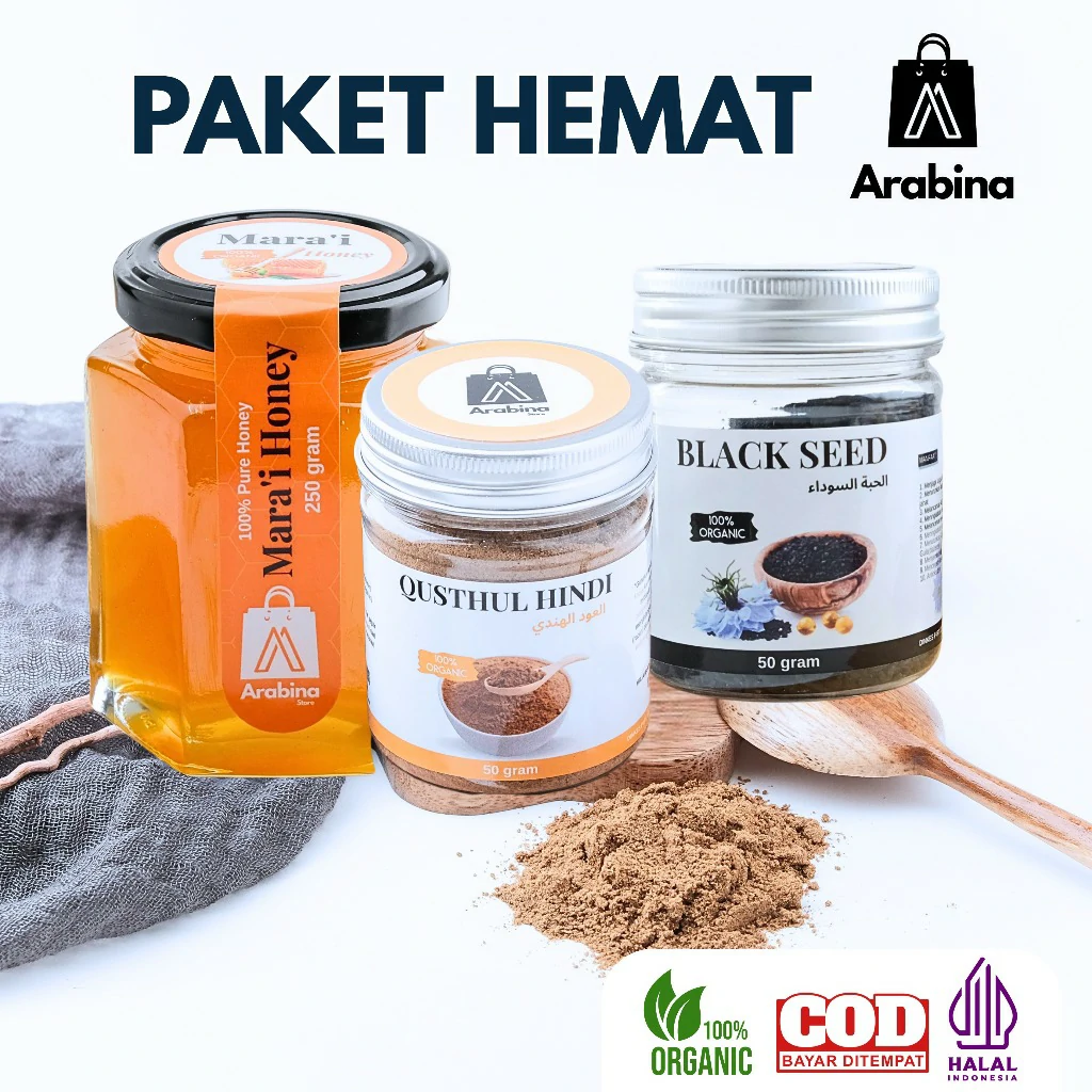 Paket Hemat Qust Al Hindi Serbuk 100% Original Premium Ekstrak Quds Qustul - Image 4