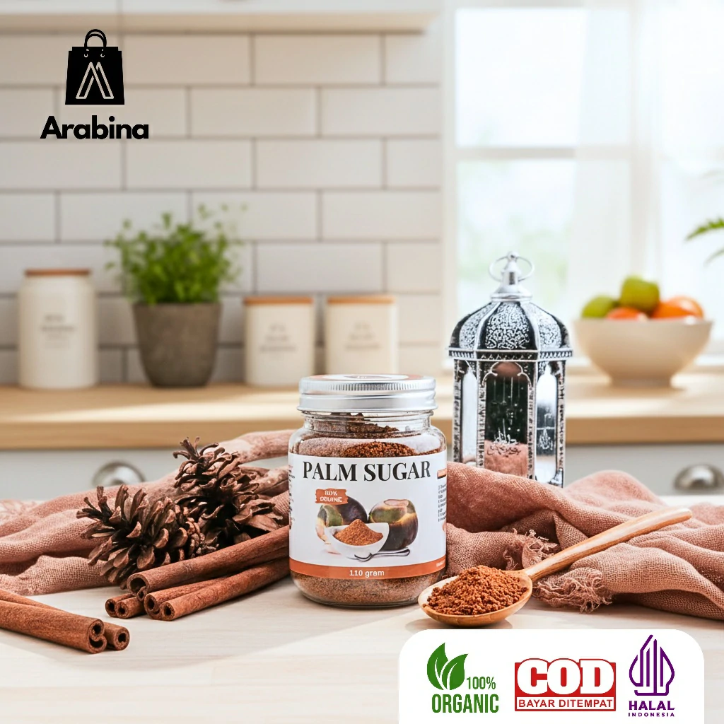 Arabina Gula Aren Cair Bubuk Asli 100% Untuk Kopi Palm Sugar Bubuk - Image 9