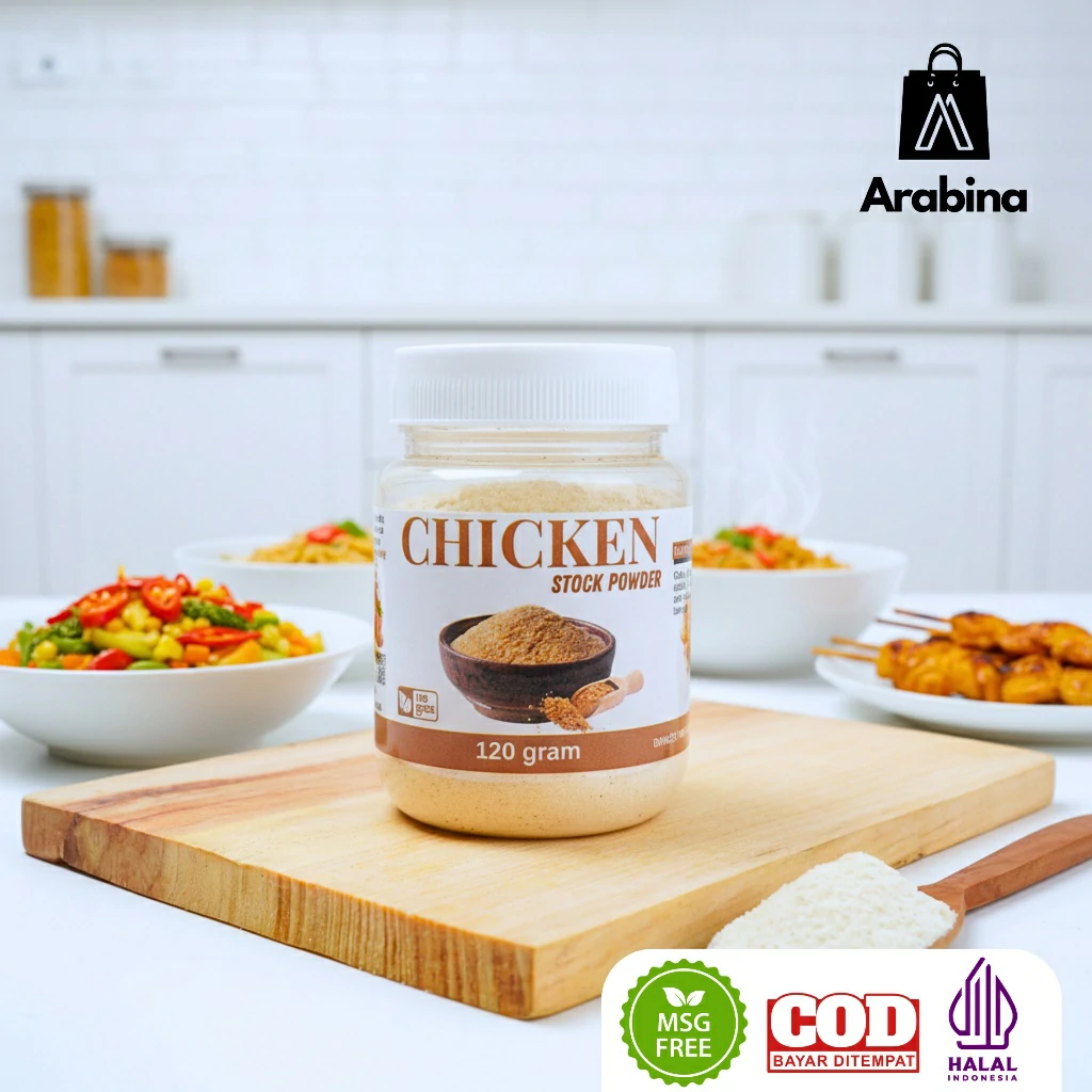 Arabina Kaldu Ayam bubuk 100% Halal Non MSG Penyedap Rasa Masakan Chicken Stock Seasoning Powder - Image 8