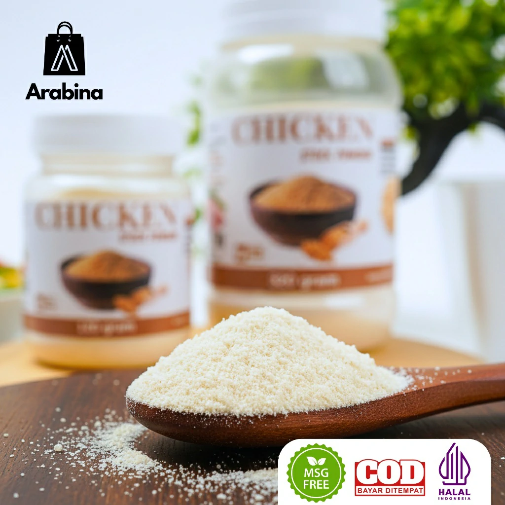 Arabina Kaldu Ayam bubuk 100% Halal Non MSG Penyedap Rasa Masakan Chicken Stock Seasoning Powder - Image 3