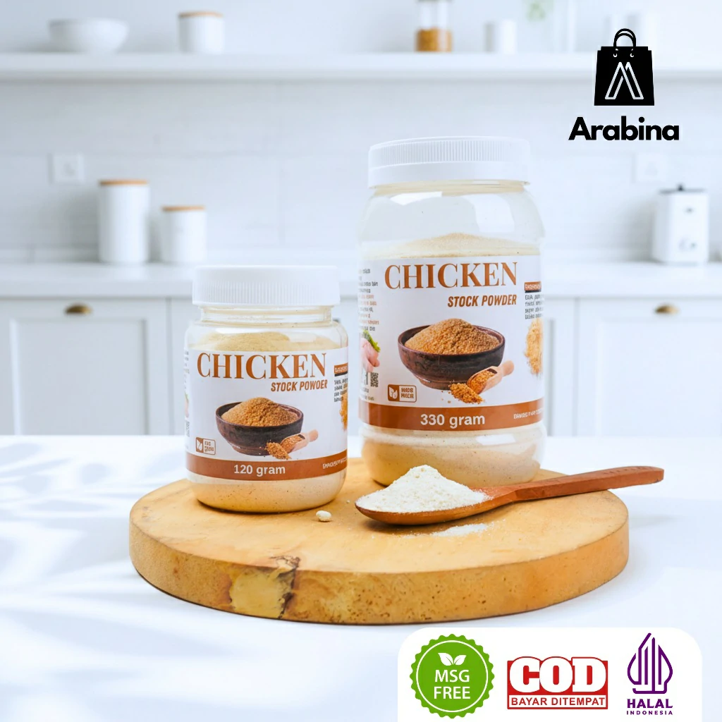 Arabina Kaldu Ayam Bubuk Non MSG 100% Halal Bumbu Penyedap Rasa Chicken Stock Seasoning Powder - Image 2