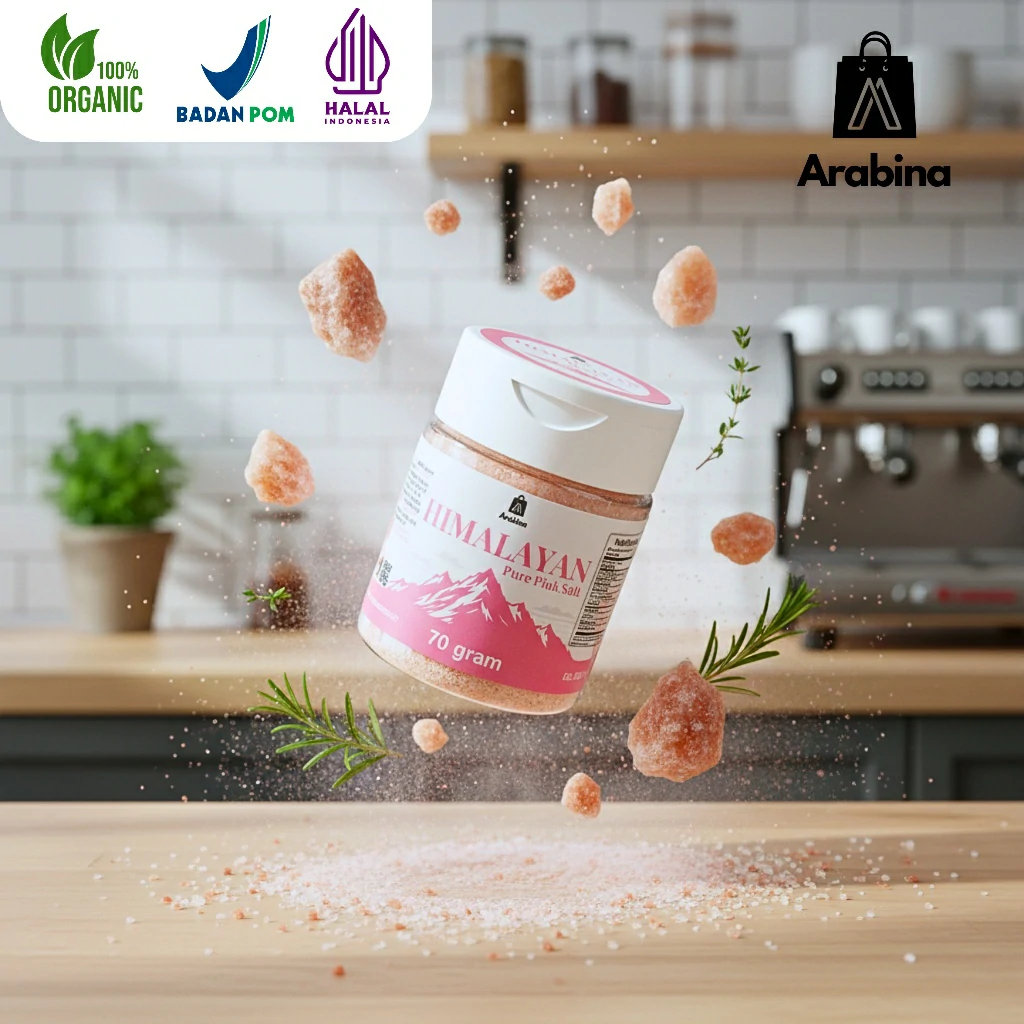 Arabina Garam Himalaya Original 100% Untuk Mpasi Dan Kebutuhan Memasak Himayan Pink Salt - Image 8