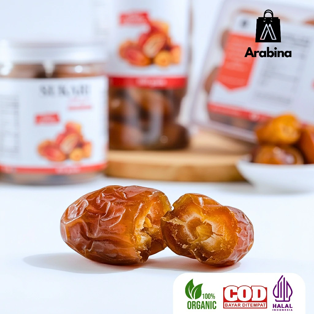 Arabina Kurma Sukkari 100% Lembut Legit Asli Premium Sukari Dates Original - Image 4