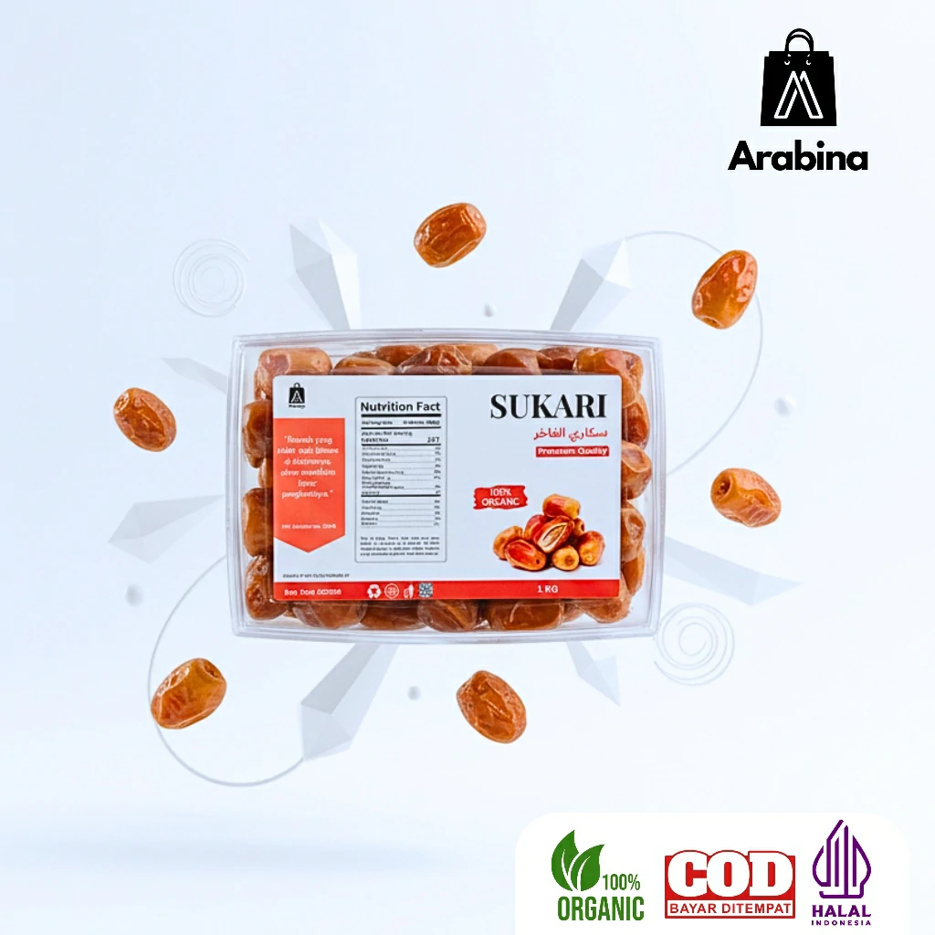 Arabina Kurma Sukkari 100% Lembut Legit Asli Premium Sukari Dates Original - Image 9
