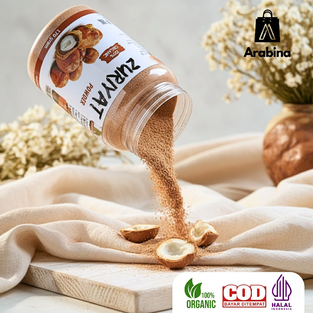 Arabina Paket Herbal Promil Serbuk Zuriat 100% Murni Original - Image 9