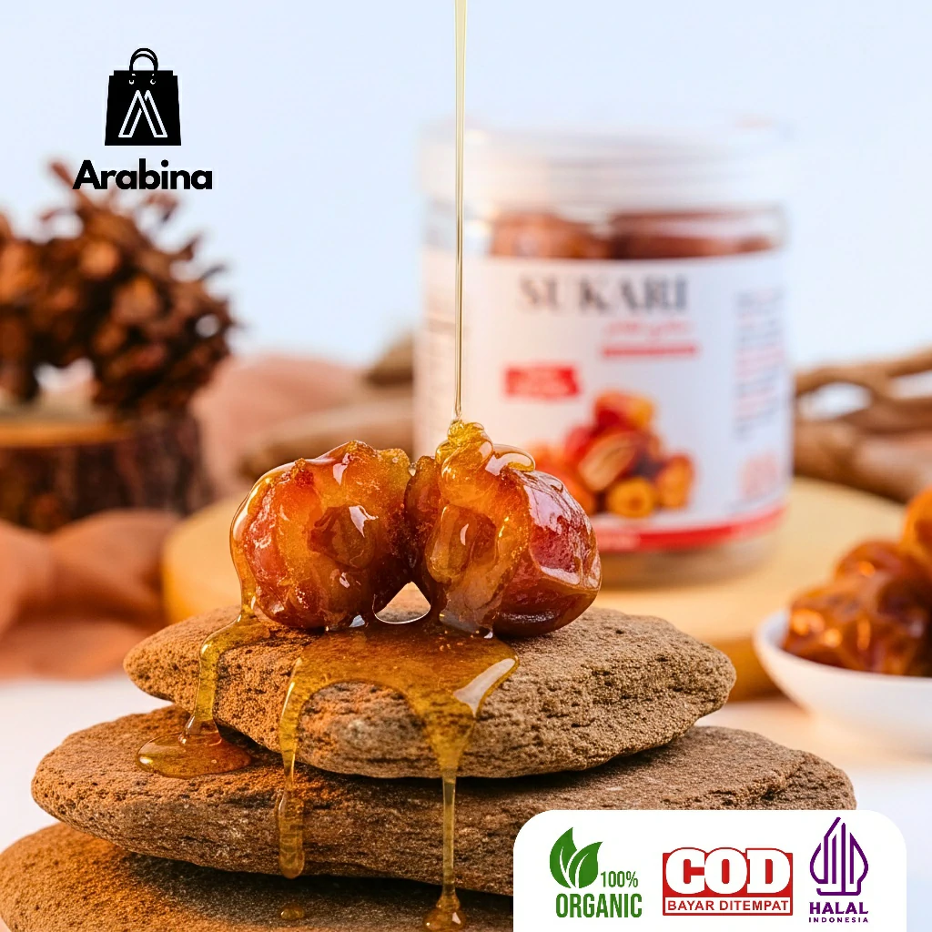 Arabina Kurma Sukari 100% Original Organik Lembut Sukkari Dates Premium - Image 8