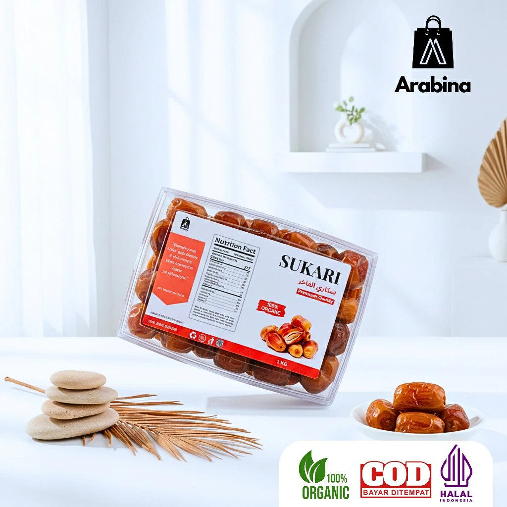 Arabina Kurma Sukkari 100% Lembut Legit Asli Premium Sukari Dates Original - Image 8