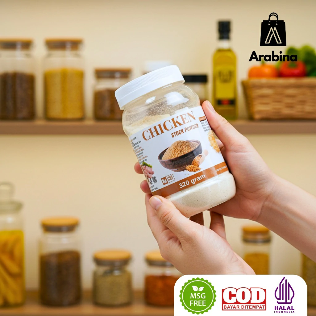 Arabina Kaldu Ayam bubuk 100% Halal Non MSG Penyedap Rasa Masakan Chicken Stock Seasoning Powder - Image 4