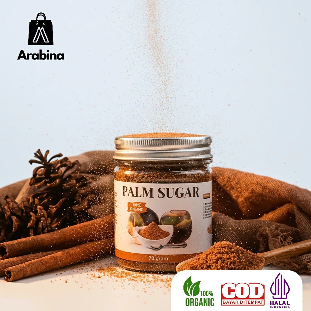 Arabina Gula Aren Cair Bubuk Asli 100% Untuk Kopi Palm Sugar Bubuk - Image 8