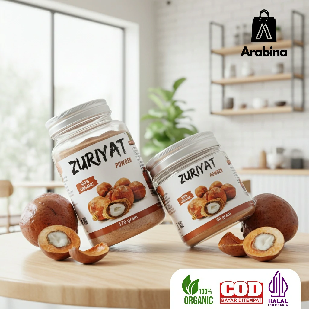 Arabina Paket Promil Serbuk Zuriat 100% Asli Herbal Zuriyat Tanpa Campuran - Image 2