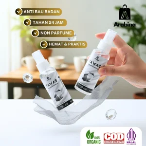 Arabina Air Tawas Deo Spray Deodorant 100% Asli Alami Anti Bau Badan Tahan Lama