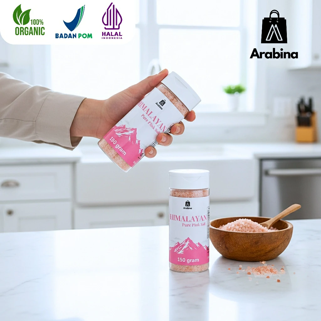 Arabina Garam Himalaya Original 100% Untuk Mpasi Dan Kebutuhan Memasak Himayan Pink Salt - Image 5