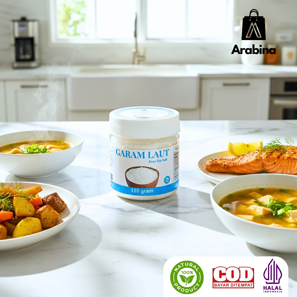 Arabina Garam Laut Alami 100% Original Premium Mpasi Tanpa Pengawet - Image 7