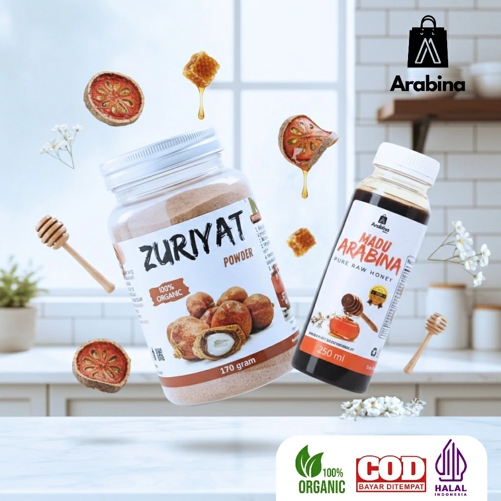 Arabina Paket Promil Serbuk Zuriat 100% Asli Herbal Zuriyat Tanpa Campuran - Image 7