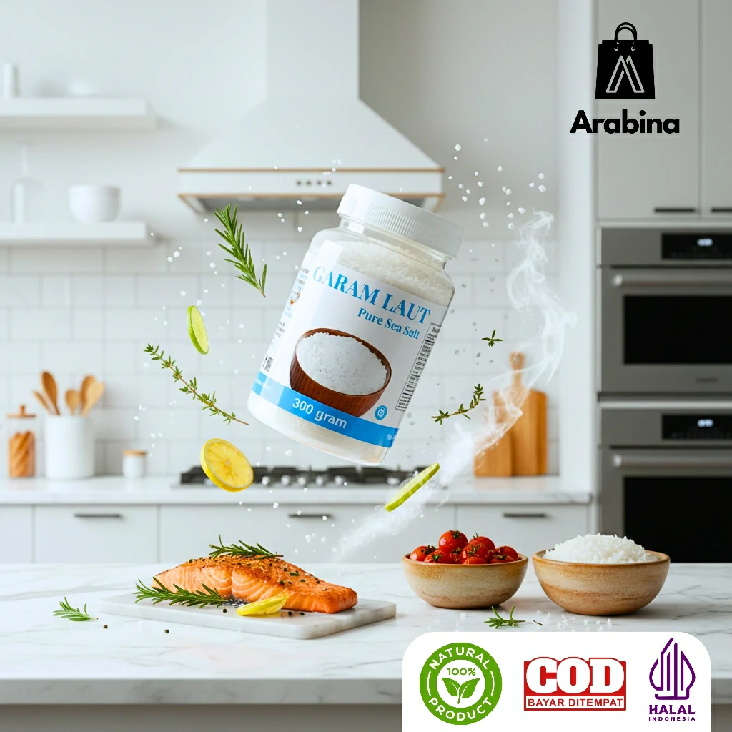 Arabina Garam Laut Alami 100% Original Premium Mpasi Non Refined - Image 9