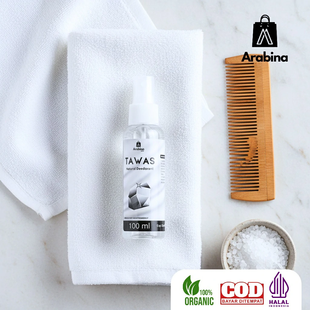Arabina Deodorant Air Tawas Spray 100% Non Alkohol Deodoran Anti Bau Badan Tahan Lama - Image 5