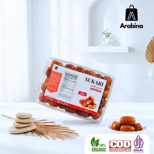 Arabina Kurma Sukari 1kg 100% Original Lembut Sukkari Premium