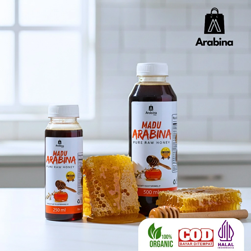 Arabina Madu Asli Murni 100% Tanpa Campuran Pure Raw Honey - Image 5