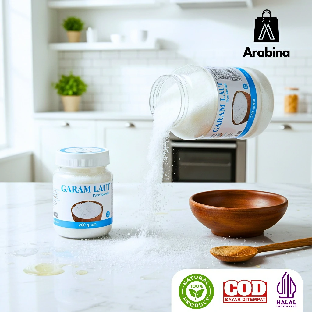 Arabina Garam Laut Alami 100% Original Premium Mpasi Tanpa Pengawet - Image 6
