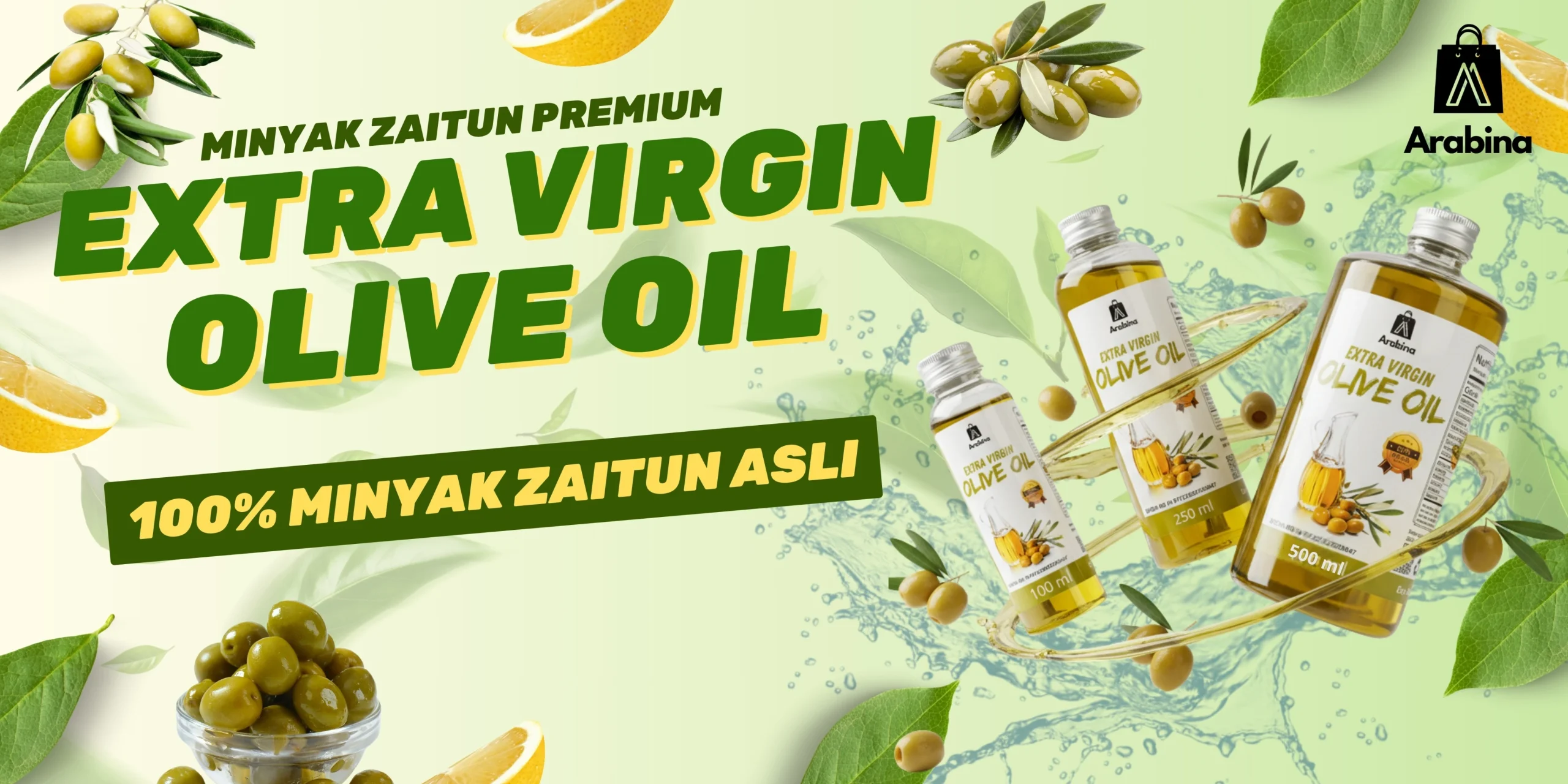 landing page arabina store