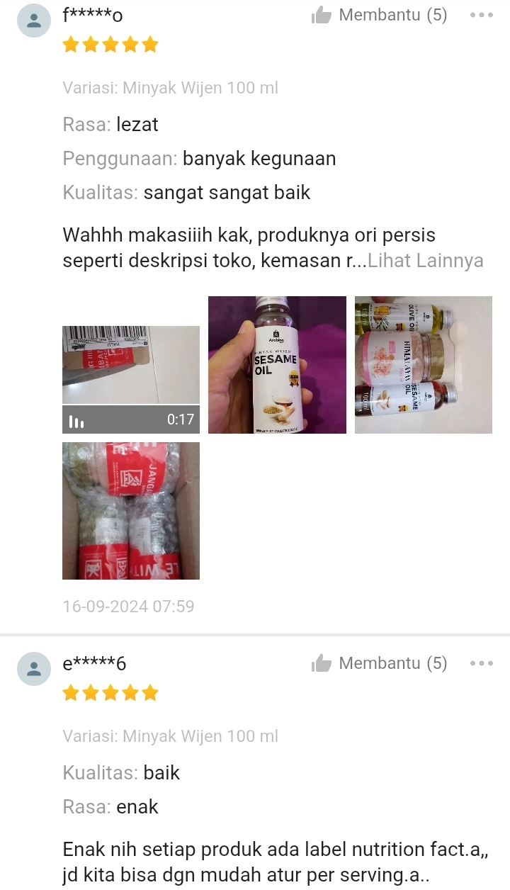Testimoni Arabina Store 1