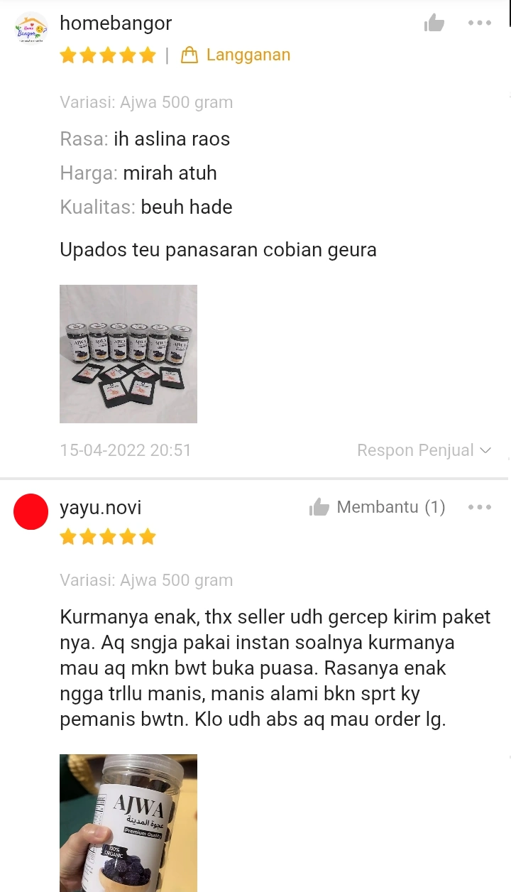 Testimoni Arabina Store 6