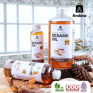 Arabina Minyak Wijen 100% Halal Organik Sesame Oil Original