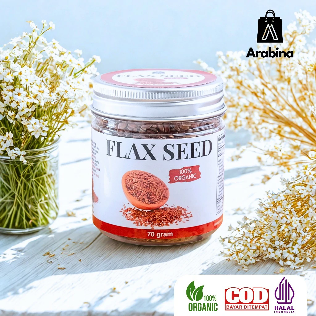 Arabina Flax Seed Organik 100% Original Biji Rami - Image 5