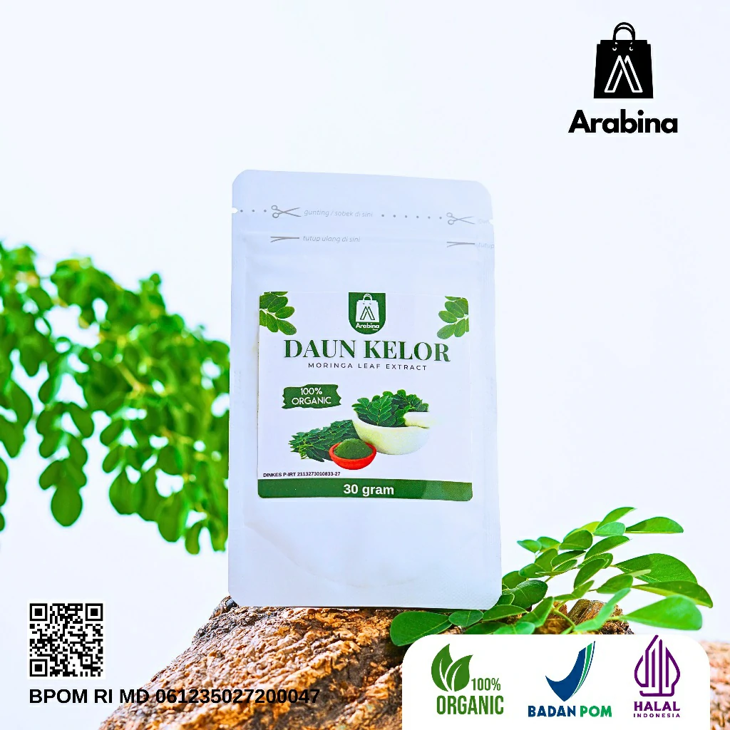 Arabina Daun Kelor Bubuk Original 100% Ekstrak Organik Peninggi Badan - Image 6