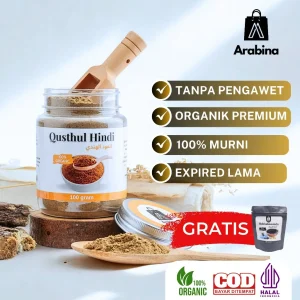 Arabina Qust Al Hindi 100% Original Estrak Qustul Kapsul Quds Murni