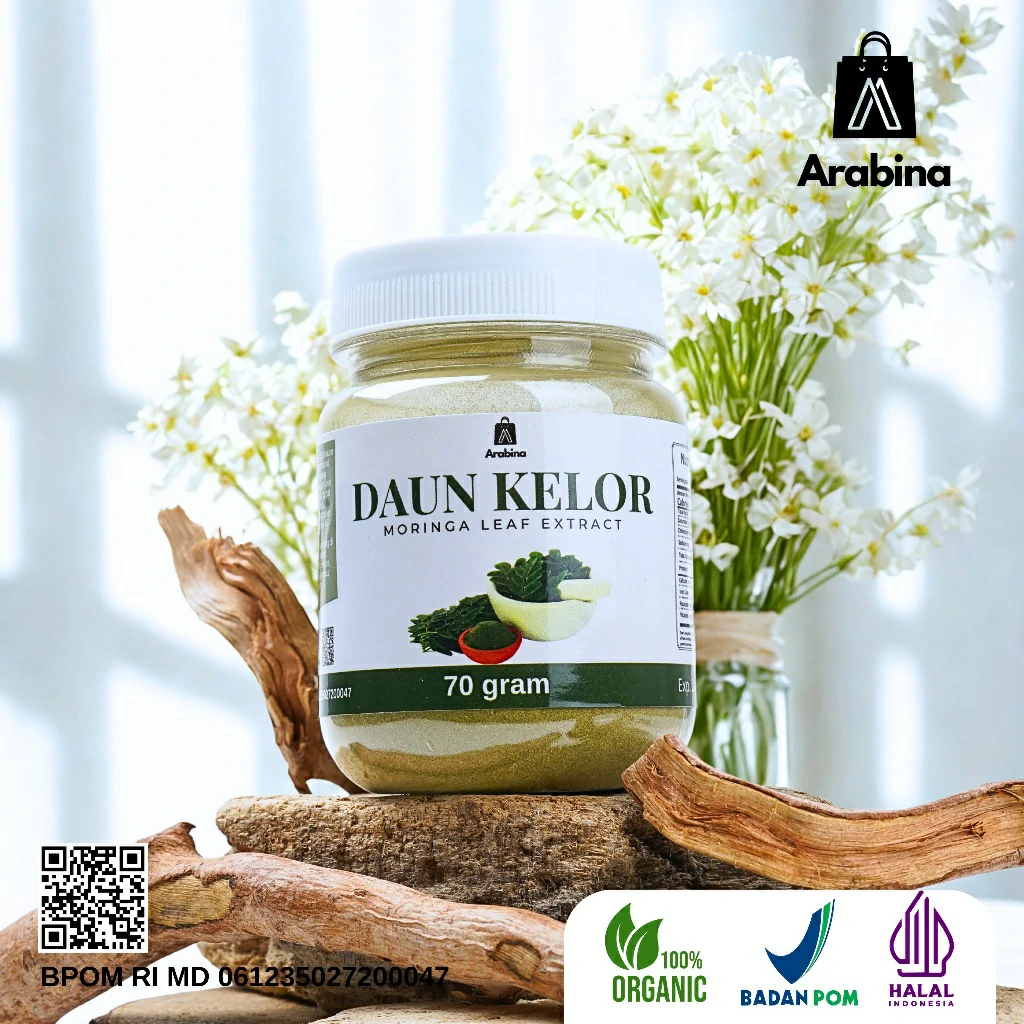 Arabina Daun Kelor Bubuk Original 100% Ekstrak Organik Peninggi Badan - Image 7