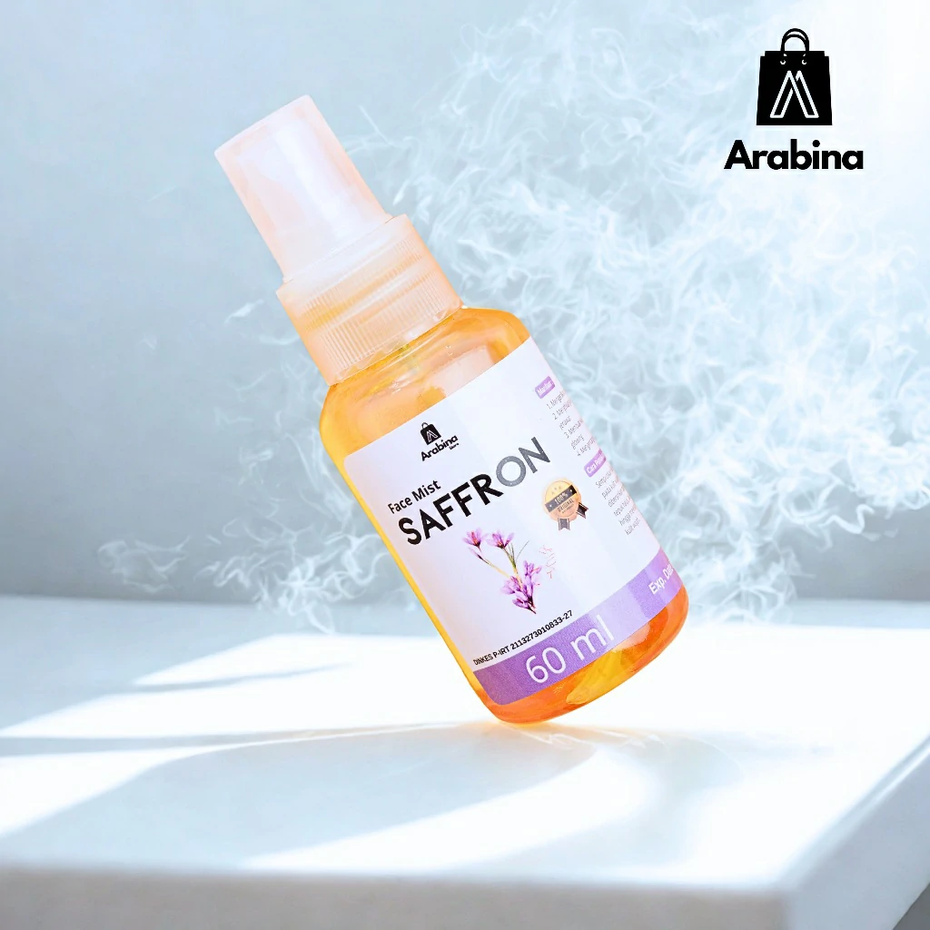 Arabina Facemist Saffron 100% Original Safron Organik Premium Toner Wajah - Image 8